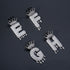 Hip Hop Pendant Micro-inlaid Zircon Necklace
